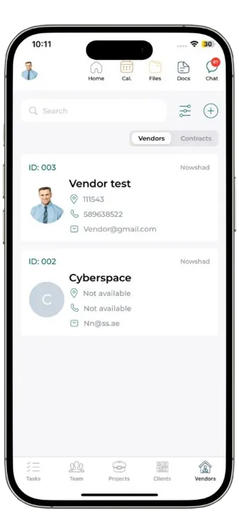 NOVOLOGS Mobile Vendor Management