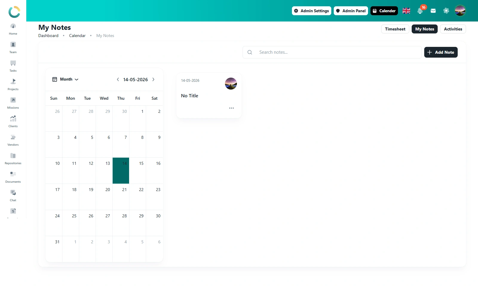 NOVOTAK My Notes Web View